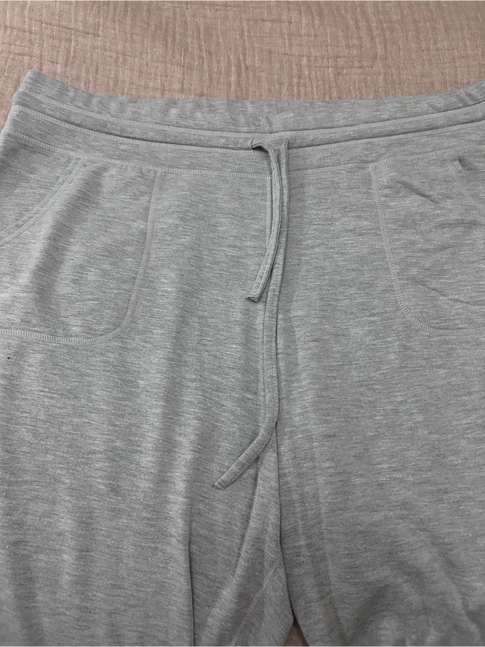 32 Degrees Women's Gray Track Joggers with Drawstring